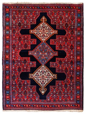 Lot 52 - An antique Senneh rug, west Persia
