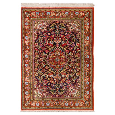 Lot 1 - A very fine Qum rug, central Persia