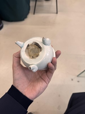 Lot 483 - A Chinese qingbai tripod censer, Southern Song dynasty