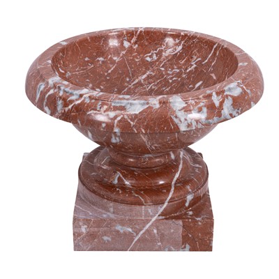 Lot 95 - A French Rosso Verona marble planter