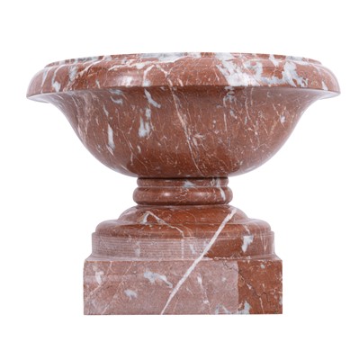 Lot 95 - A French Rosso Verona marble planter