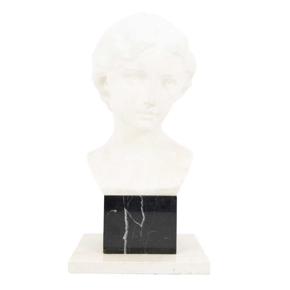 Lot 93 - After the Classical, a marble bust of lady