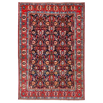 Lot 57 - A fine, signed Veramin carpet, north Persia