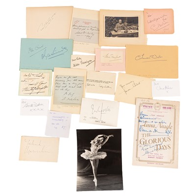 Lot 59 - Autograph Collection.- Actors & Entertainers