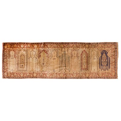 Lot 43 - A very fine Saph silk long rug, Turkey