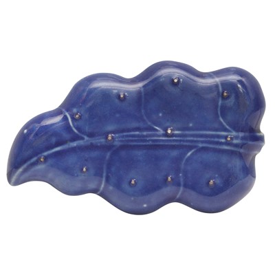 Lot 72 - A Chinese monochrome blue-glazed 'artemisia leaf' washer, Qing dynasty, 18th century