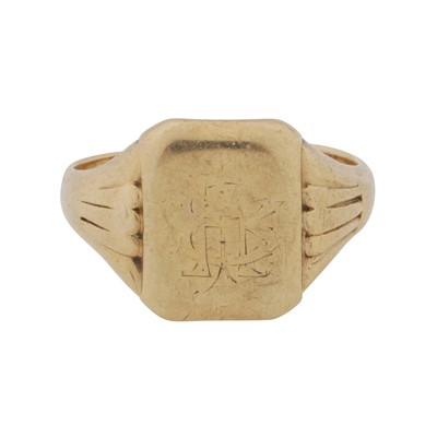 Lot 397 - A signet ring