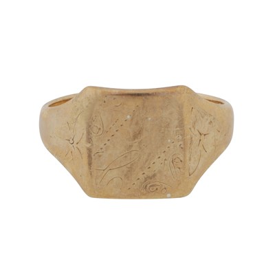 Lot 394 - A signet ring