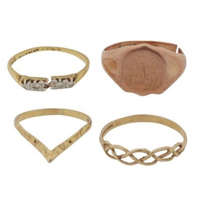 Lot 186 - Four rings