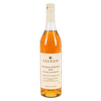 Lot 285 - Exshaw 1973 Grande Champagne Cognac - 1 bottle