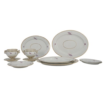 Lot 189 - An early 19th Century Worcester Flight Barr & Barr part dinner service