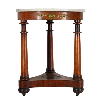 Lot 240 - A French Empire style mahogany guéridon