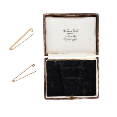 Lot 406 - Two tie pins