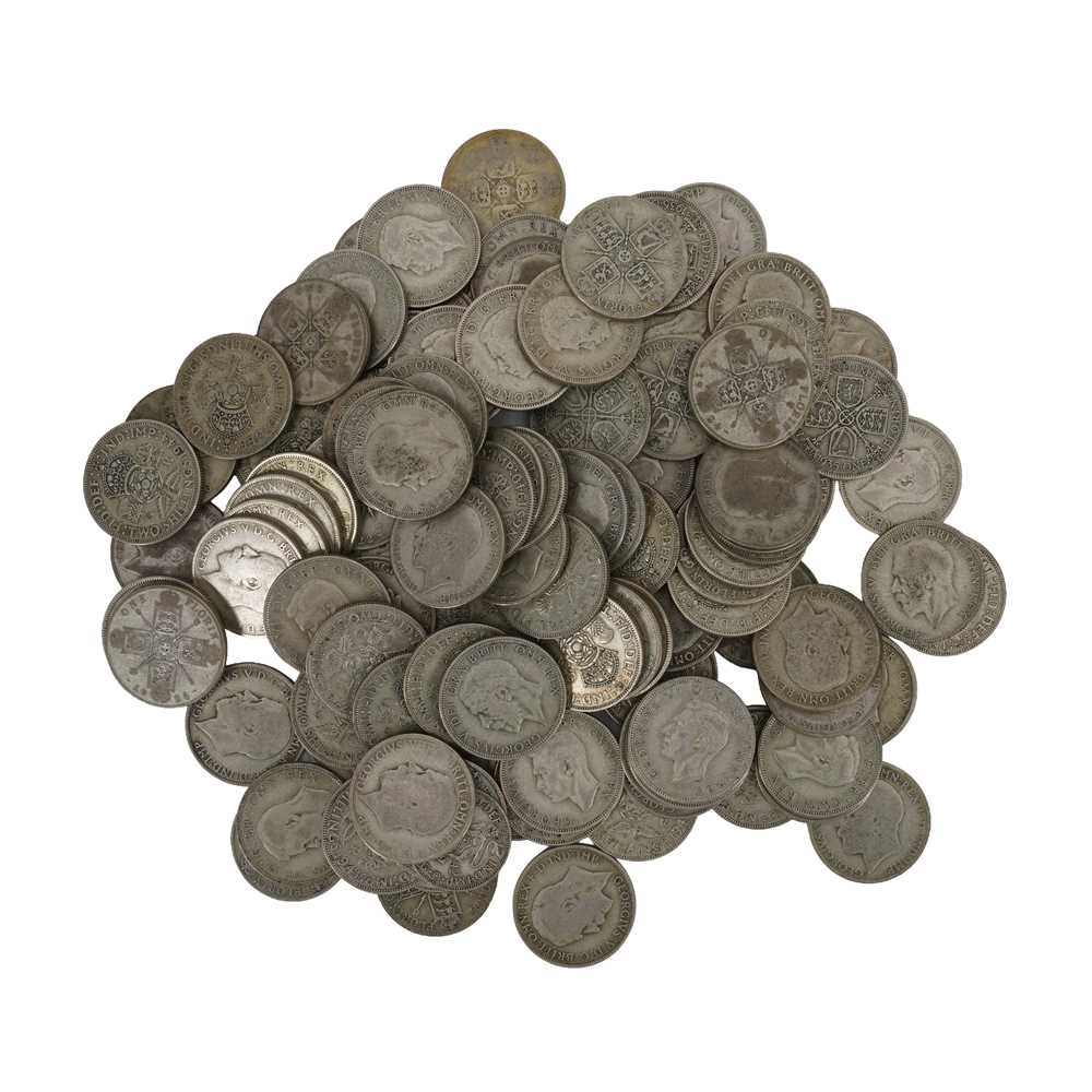 Lot 25 - GB Silver Coins- Pre 1946 George V and George VI