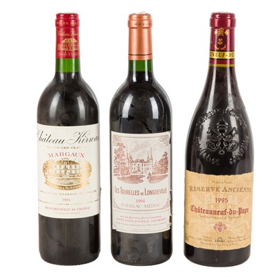 Lot 181 - Mixed French Reds - 3 Bottles