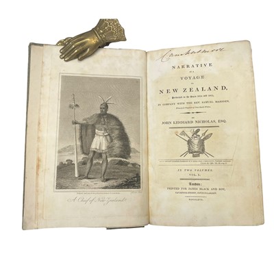 Lot 113 - Nicholas (John Liddiard) Narrative of a Voyage to New Zealand, First edition, 1817