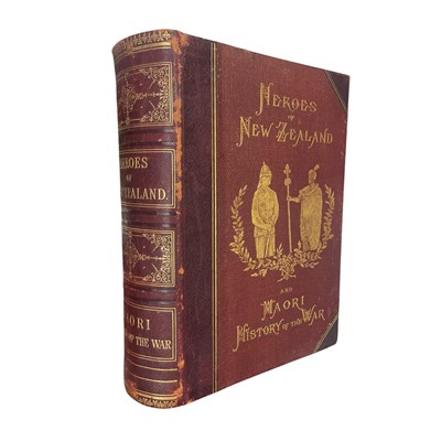 Lot 104 - Gudgeon (Thomas Wayth) The Defenders of New Zealand, inscribed by the printer to Louis Becke