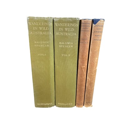 Lot 121 - Spencer. Wanderings in Wild Australia, 2v. 1st.ed. Inscribed. 1928