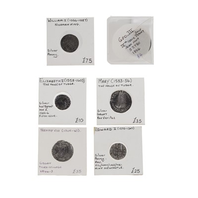 Lot 554 - GB Hammered & Milled Coins to include Silver