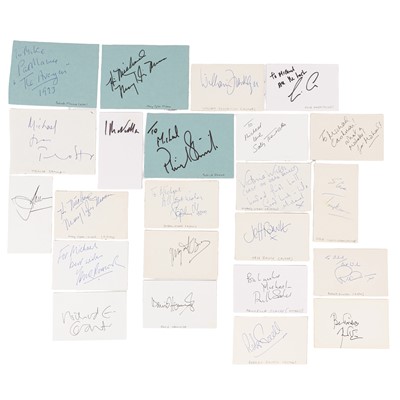 Lot 75 - Autograph Collection.- International Actors