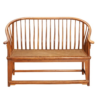 Lot 236 - A Chinese hardwood bench, Qing dynasty, circa 1900