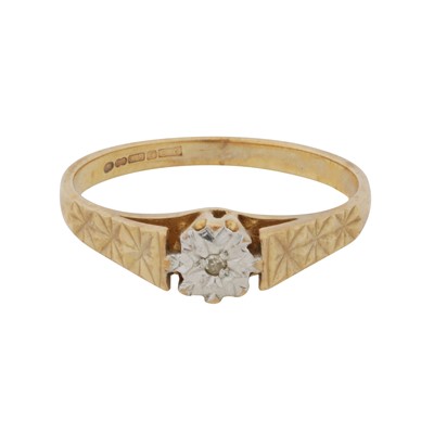 Lot 450 - A paste single stone ring