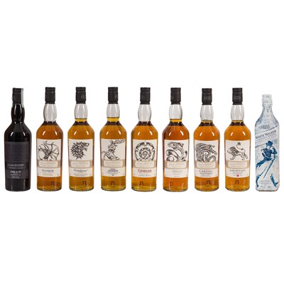 Lot 407 - Game of Thrones Whisky Collection - 9 bottles