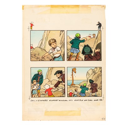 Lot 179 - Bestall. Rupert the Bear. Original artwork. Daily Express, 1971.