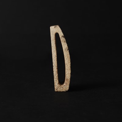Lot 533 - A Chinese archaistic jade sword slides, 18th/19th century or earlier