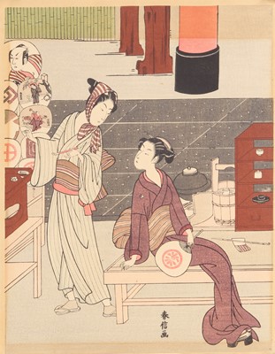 Lot 811 - Suzuki Harunobu 鈴木 春信 (Japanese, 1725-1770), Edo period