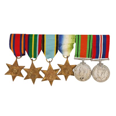 Lot 355 - A WW2 six-medal group to include Royal Air Force