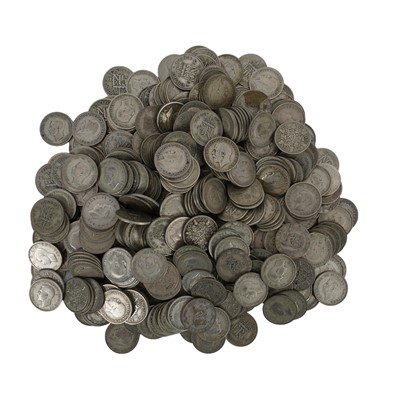 Lot 23 - GB Silver Coins- Pre 1946 George V and George VI