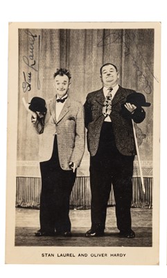 Lot 45 - Autograph Album.- Incl. Laurel & Hardy