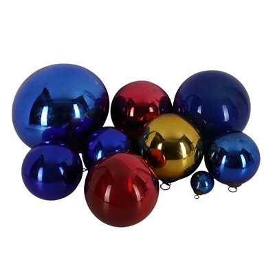 Lot 151 - A mixed group of late 19th Century Witches Balls