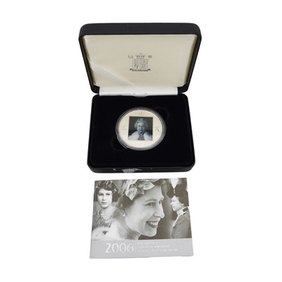 Lot 29 - A Royal Mint Equanimity Queen Elizabeth II 80th birthday medallion