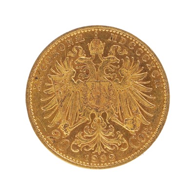 Lot 12 - Austro Hungarian - 20 Corona 21ct gold coin