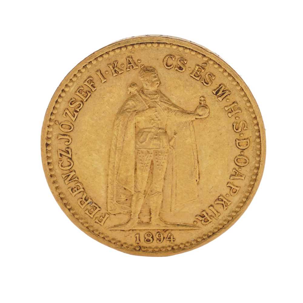 Lot 9 - Austro Hungarian 10 Korona 21ct gold coin