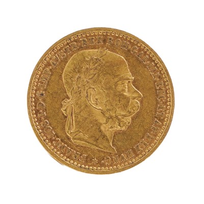 Lot 8 - Austro Hungarian 10 Korona 21ct gold coin
