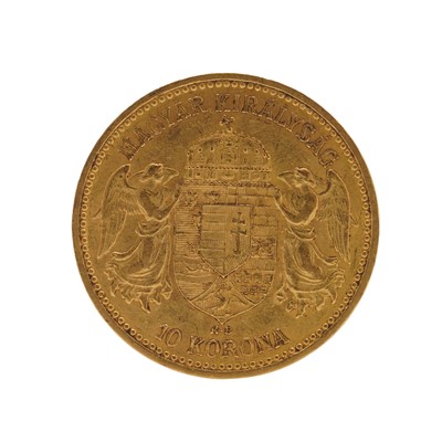 Lot 7 - Austro Hungarian 10 Korona 21ct gold coin