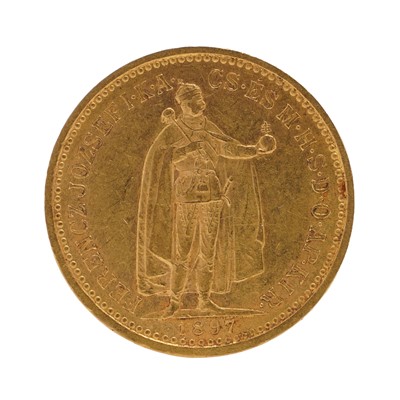 Lot 6 - Austro Hungarian 10 Korona 21ct gold coin
