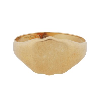 Lot 295 - A monogrammed signet ring