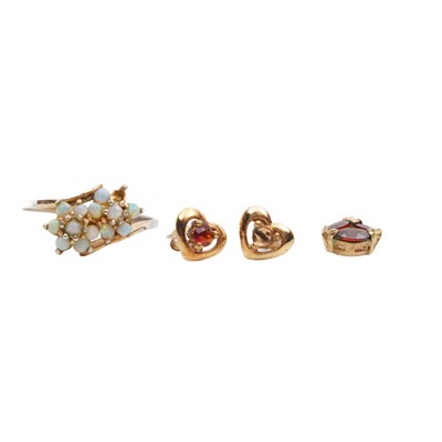 Lot 272 - A group of gem-set jewellery