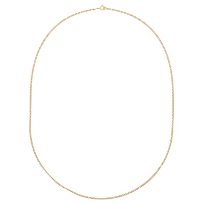 Lot 315 - A curb link chain necklace