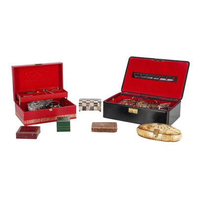 Lot 491 - A collection of silver and costume jewellery