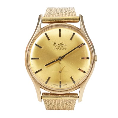 Lot 519 - Gents Bentima Bracelet Watch