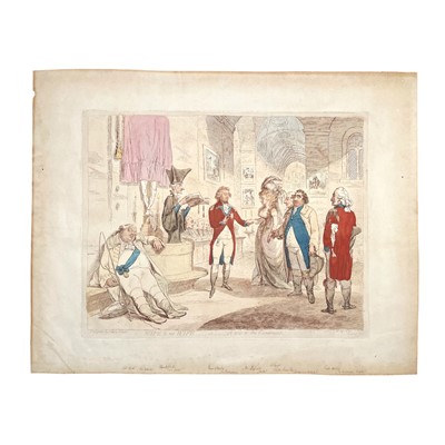Lot 282 - Gillray (James) Wife & no wife -or- a trip to the Continent.