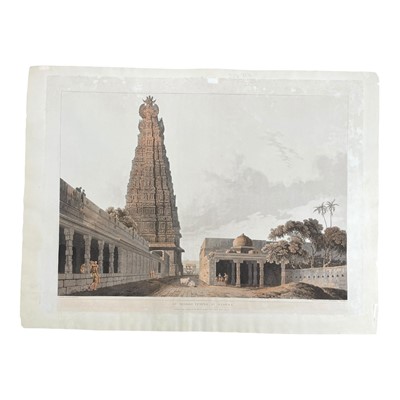 Lot 48 - Daniell (Thomas) & (William) An Hindoo Temple, at Madura.