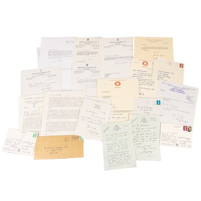 Lot 74 - Autograph Collection.- Fellows of the Royal Society of Literature