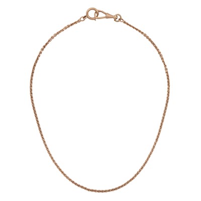 Lot 284 - A chain necklace
