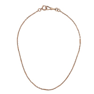 Lot 286 - A fancy link chain